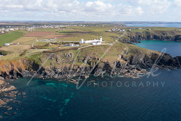 Aerial photograph of the Lizard, Cornwall, England.