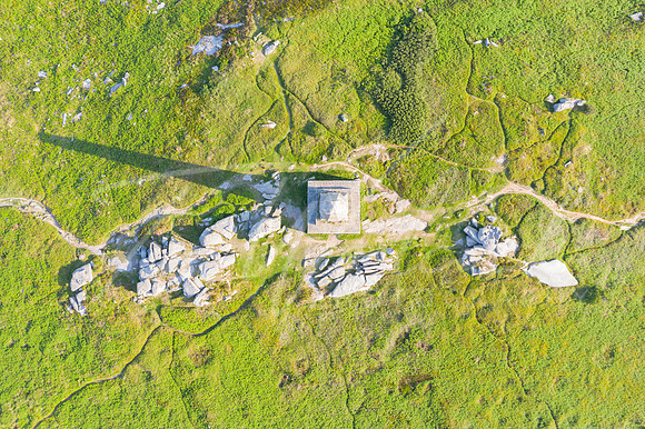Carn Brea Monument, Redruth, Cornwall, England