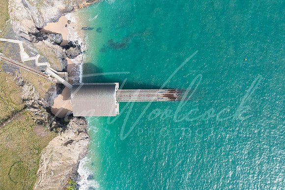 Aerial photograph of Padstow Lifeboat Station, near Padstow, Cor