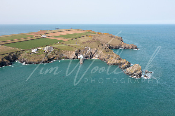 Aerial photograph of Padstow Lifeboat Station, near Padstow, Cor