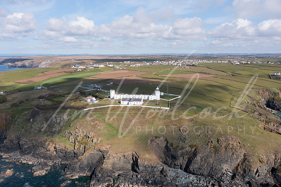 Aerial photograph of the Lizard, Cornwall, England.