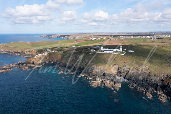 Aerial photograph of the Lizard, Cornwall, England.