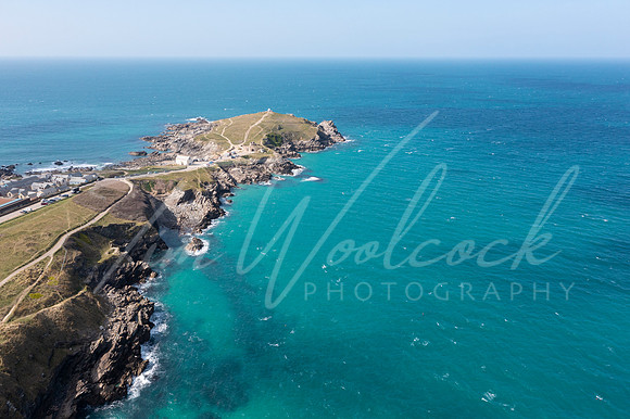Aerial photograph of Newquay, Cornwall, England.