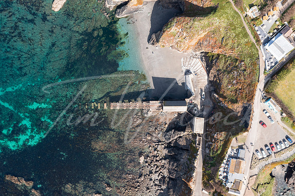 Aerial photograph of the Lizard, Cornwall, England.