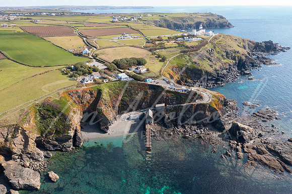 Aerial photograph of the Lizard, Cornwall, England.