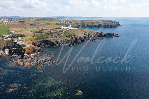 Aerial photograph of the Lizard, Cornwall, England.
