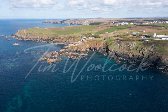 Aerial photograph of the Lizard, Cornwall, England.