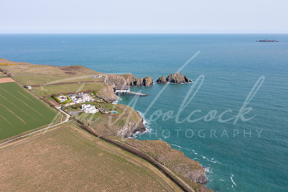 Aerial photograph of Padstow Lifeboat Station, near Padstow, Cor