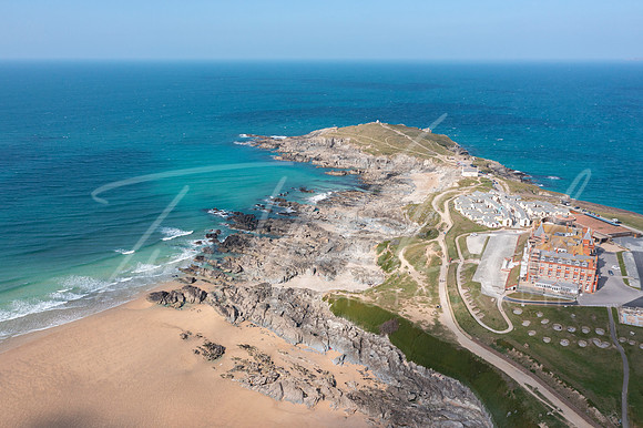 Aerial photograph of Newquay, Cornwall, England.