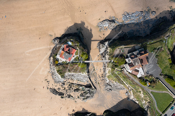 Aerial photograph of Newquay, Cornwall, England.