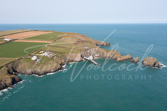 Aerial photograph of Padstow Lifeboat Station, near Padstow, Cor