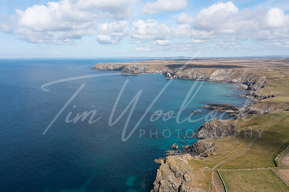 Aerial photograph of the Lizard, Cornwall, England.