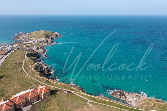 Aerial photograph of Newquay, Cornwall, England.