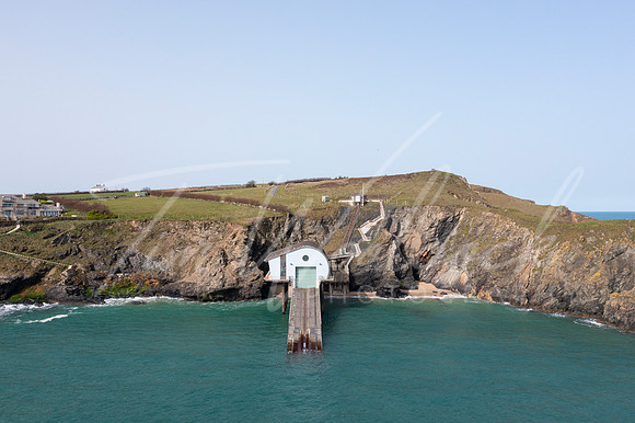 Aerial photograph of Padstow Lifeboat Station, near Padstow, Cor