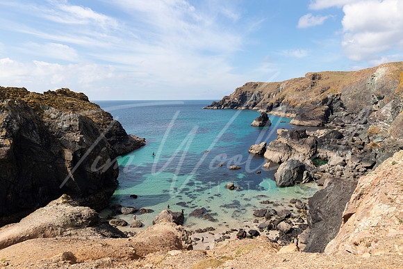 Kynance Cove on a stunning sunny day.
