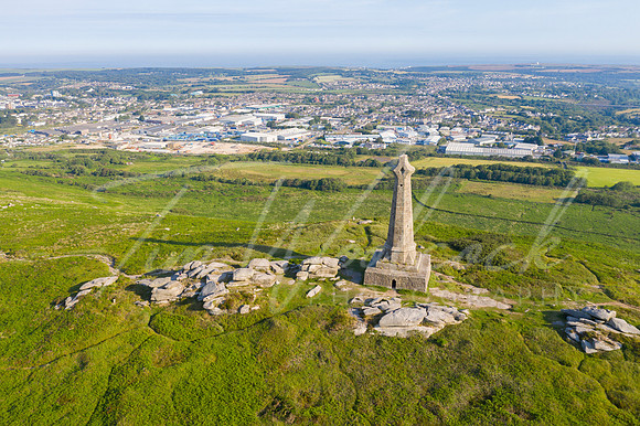 Carn Brea Monument, Redruth, Cornwall, England